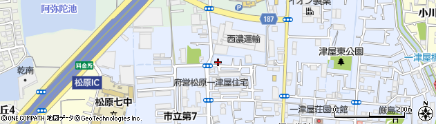 一津屋第二公園周辺の地図