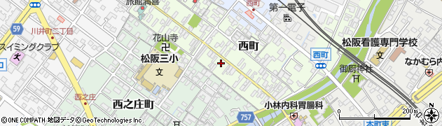 三重県松阪市西町2503周辺の地図