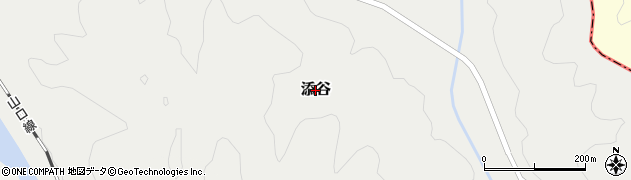 島根県津和野町（鹿足郡）添谷周辺の地図