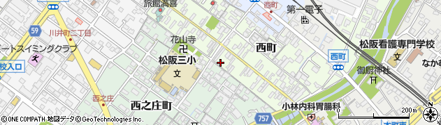 三重県松阪市西町2513周辺の地図