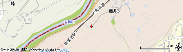奈良県王寺町（北葛城郡）藤井周辺の地図