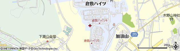 岡山県倉敷市倉敷ハイツ周辺の地図