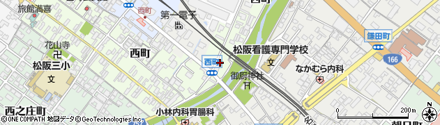 三重県松阪市西町2442周辺の地図