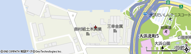 大阪府堺市堺区大浜西町周辺の地図