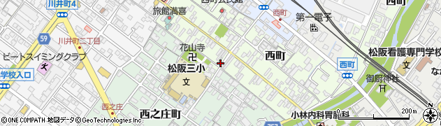 三重県松阪市西町2525周辺の地図