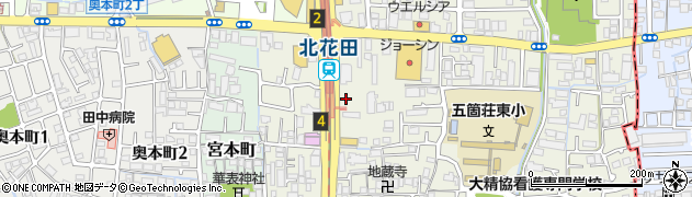 Ｄパーキング北花田駅前第１駐車場周辺の地図