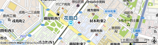 日本キリスト教団堺清水橋教会周辺の地図
