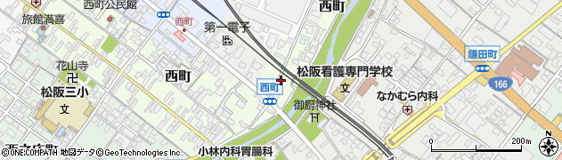 三重県松阪市西町2439周辺の地図