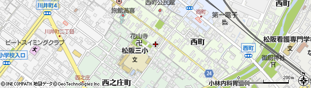 三重県松阪市西町2529周辺の地図