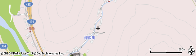 広島県安芸太田町（山県郡）津浪周辺の地図