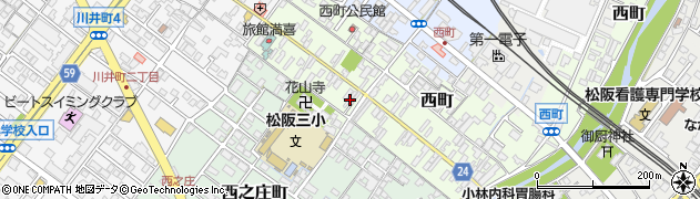 三重県松阪市西町2528周辺の地図