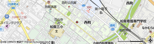 三重県松阪市西町2514周辺の地図