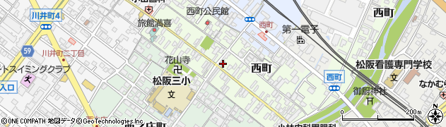 三重県松阪市西町2519周辺の地図