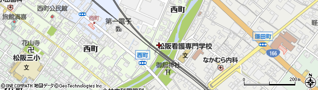 三重県松阪市西町2426-4周辺の地図