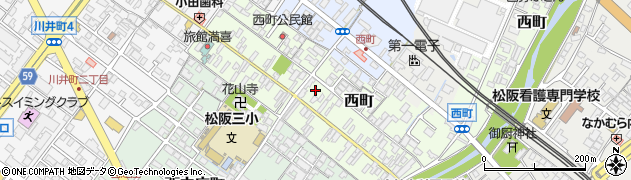 三重県松阪市西町2515周辺の地図