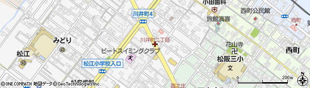 川井町二丁目周辺の地図