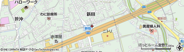 岡山県倉敷市新田2972周辺の地図