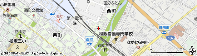 三重県松阪市西町2426-14周辺の地図