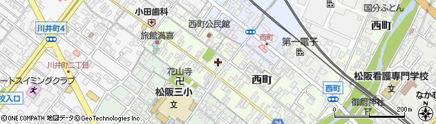 三重県松阪市西町2530周辺の地図