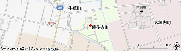 三重県松阪市蓮花寺町周辺の地図