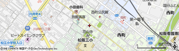 三重県松阪市西町2563周辺の地図