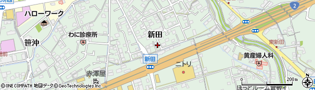 岡山県倉敷市新田2943周辺の地図