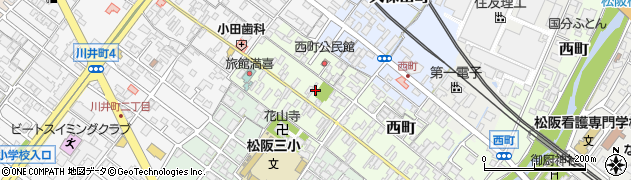 三重県松阪市西町2548周辺の地図
