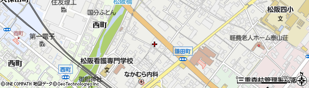 株式会社百五銀行　松阪パーソナルプラザ周辺の地図