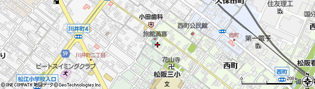 三重県松阪市西町2581周辺の地図
