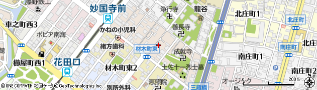 大阪府堺市堺区宿屋町東周辺の地図