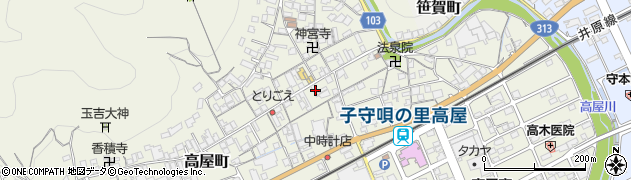 岡山県井原市高屋町808周辺の地図