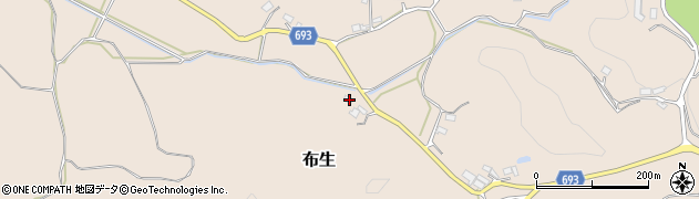三重県名張市布生2162周辺の地図