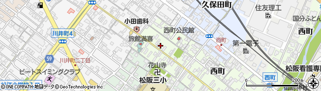三重県松阪市西町2571周辺の地図