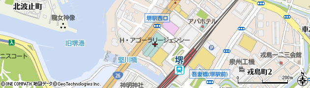 ホテル・アゴーラ　リージェンシー堺周辺の地図