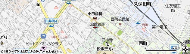 三重県松阪市西町2592周辺の地図