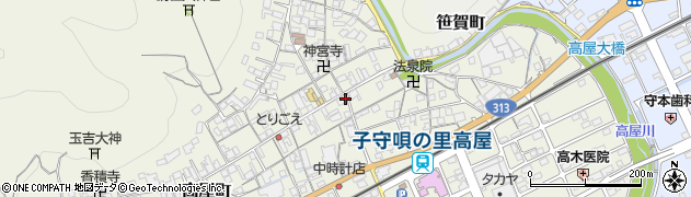 岡山県井原市高屋町799周辺の地図