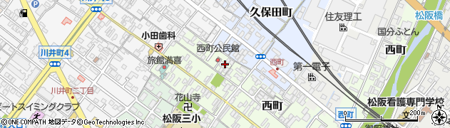 三重県松阪市西町301周辺の地図