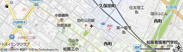 三重県松阪市西町301-3周辺の地図