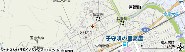 岡山県井原市高屋町814周辺の地図