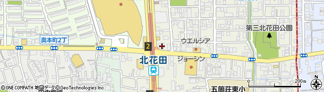 ガスト堺北花田店周辺の地図
