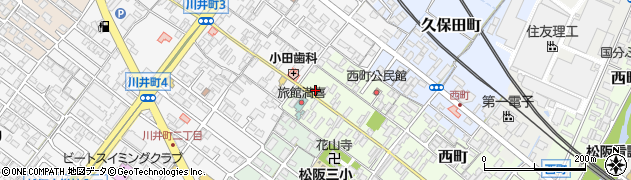 三重県松阪市西町4周辺の地図