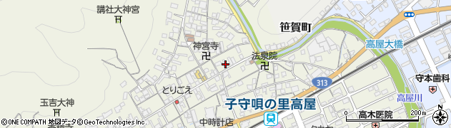 岡山県井原市高屋町792周辺の地図