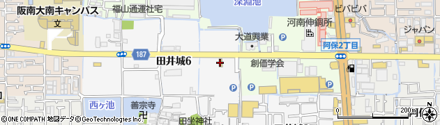 ローソン松原田井城店周辺の地図