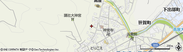 岡山県井原市高屋町1378周辺の地図