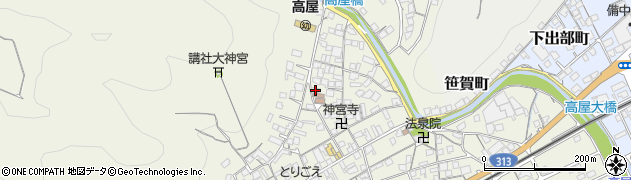 岡山県井原市高屋町1450周辺の地図