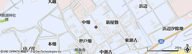 愛知県田原市日出町世戸畑7周辺の地図