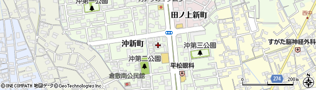 岡山県倉敷市沖新町45周辺の地図