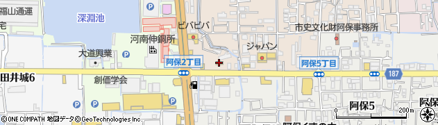 ファミリーマート松原三宅中一丁目店周辺の地図