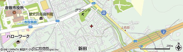 岡山県倉敷市新田2414周辺の地図