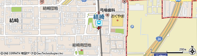結崎駅周辺の地図